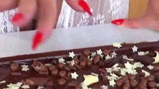 Nicole DuPapillon makes a cum drizzle cake part 2