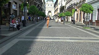 Independent Amateur teen blonde masturbating outdoor