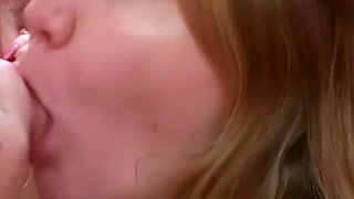 Sucking off the Circle of Cocks That Surround Her