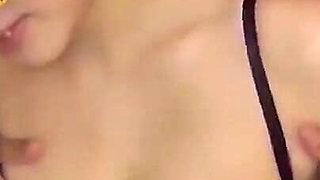 Busty Japanese girl gives a titjob and good pussyfuck