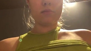 Training and Masturbate in the Gym