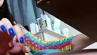 Jerking off shemale tranny solo play