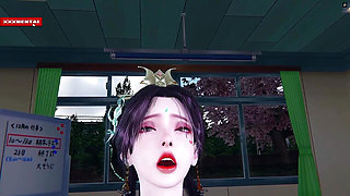 Pixelated Beauty with Dangerous Curves - 3D Hentai Animation