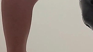 MILF Takes a Dildo in Her Mouth While Getting Fucked