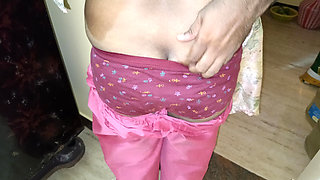 College Girl Hot Romance in Kitchen