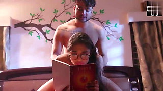 Sexy Indian girl fucking her boyfriend while studying.