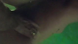 He Squirts Into Her Pussy Hole in the Pool