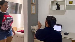 Horny Maid Lalucero Seduces Boss Alone At Home - Big Ass Colombian Amateur Cowgirl Riding