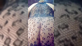 Mature milf with big tits and a big ass modeling sexy lingerie