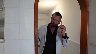 My boss catches me stealing his money and fucks me hard as punishment - ABBY CARTER