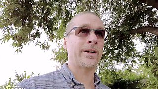 Video of Cory Chase's husband walking around a construction site