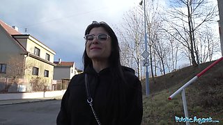 POV European street whore fucks BWC for money