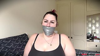 Lacey - Self Gag Fun and Orgasms After Gym Part 1