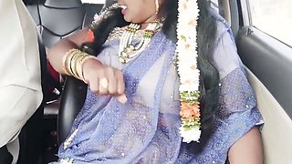 Indian Car Sex Telugu Dirty Talks.car Driver Try To Fuck Telugu Saree Aunty