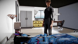 Goth Redhead and Demon Blowjob- Bound by Lust #4- Gameplay