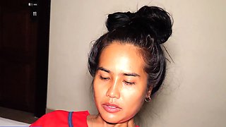 Big ass Thai MILF masturbation and fuck