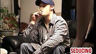 Horny hot str8 stud got blowjob by gay