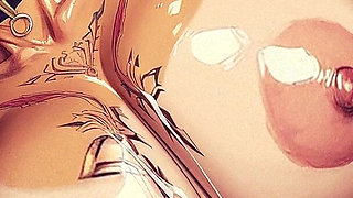 Space Whore Hard BDSM Sex, Curvy Woman with Big Tits Sucking Big Dick, Slave Woman,bdsm