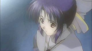 Cum covered japanese anime slut in fuck session gets banged