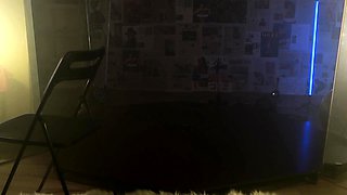 Blonde tight pussy babe solo toy fun in glamour masturbation