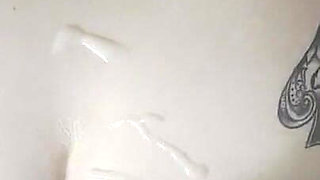 POV Quickie BBC Interracial BBW Bent Over Cum on Qos Tattoo