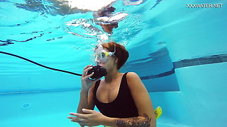Katya Nakolkina cute blonde underwater