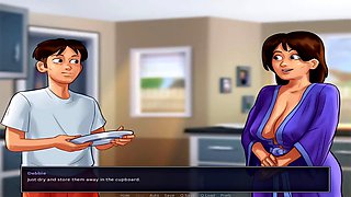 Big boobs, mommy, summertime saga