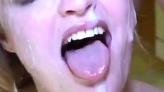 She Is Covered in Sperm