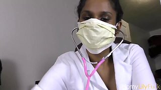 Sexy Indian Doctor Treating Her Patient Gi - Horny Lily
