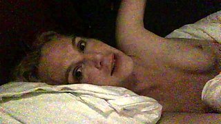 Busty blonde mature solo masturbation for webcam