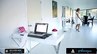 Girlsway my sex addict assistant misunderstood my signals after witnessing my lingerie