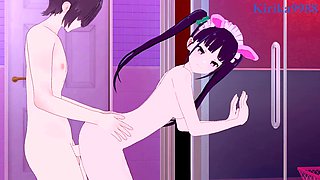 Yumechi and I go all out in a wild hotel romp - Akiba Maid War hentai