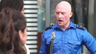 Zac Wild, Kira Noir And Natasha Nice In The Fat Woman And The Security Guards Girlfriend Got Into Group Sex