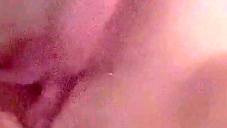 Tight Teen Fucks Herself with a Huge Black Dildo