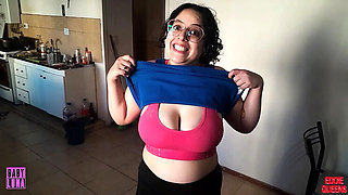 Eddie Queens & Babyluna939: Crazy Stepsister Role Play - Cock Worship & Cum in Mouth Blowjob POV