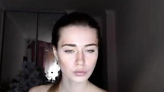 Hottest brunette solo webcam masturbation 2