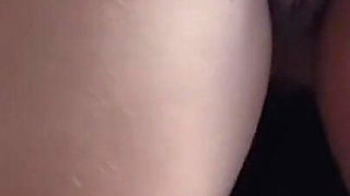 Cuckold's Wife Shows Black Lingerie to Her New Butt