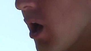 A Wild Girl Gets Fucked on the Beach Until He Cums on Her Face