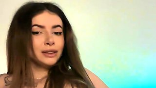 Woman strokes gash through lacy undies - hottest XXX