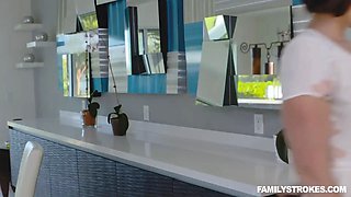 Pervy stepaunt gets hot for a young stud