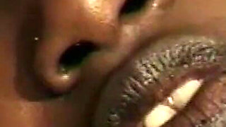 Sexy Young Black Girl Fucked and Cummed in Mouth by Monster Black Cock