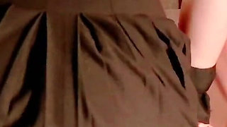 Your Girlfriend Dances and Seduces You in That Anime-style Schoolgirl Uniform