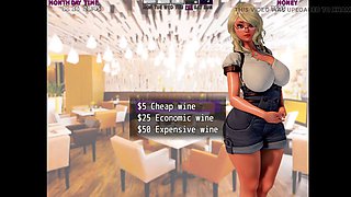 Hentai fun with a massive 3D monster cock in an animated adventure