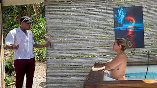 POV Wild Encounter with Hotel Receptionist Big Ass