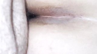 Doggystyle with Big Fat Pregnant Girl. Close-up and Cum Inside