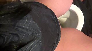 Beautiful Milfycalla with Hungry Pussy Pee in the Toilet, Pissing Close up 182