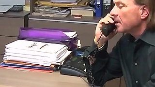 Secretary Seduces Her Boss to Fuck on the Desk.