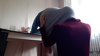 I Lick My MILF Boss's Ass for a Long Time for a Promotion