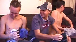 Five Boys Beating Off