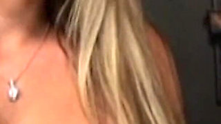 Gloryhole Confession Leads to Huge Load in Blonde's Mouth